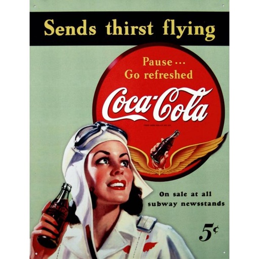 [605279110452] Coca-Cola Sends Thirst Flying