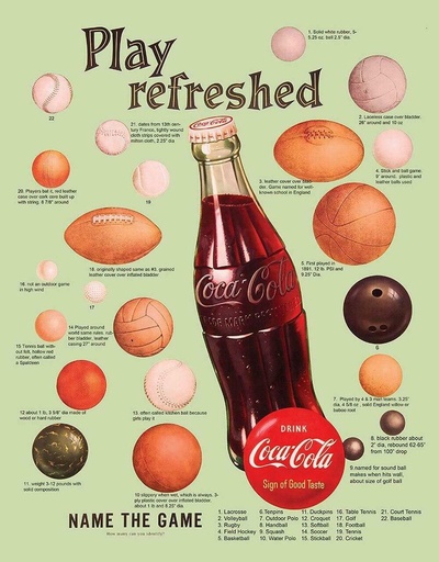 [605279124626] Coca-Cola (Coke)  Play Refreshed