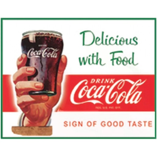 [605279123841] Coca-Cola Delicious with Food