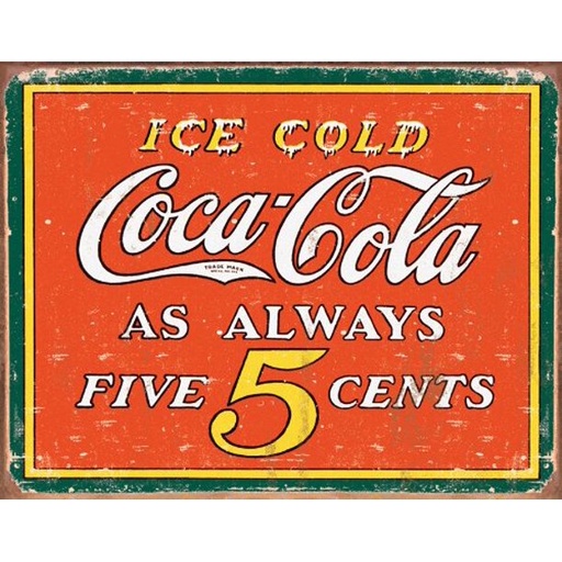 [605279114719] Coca-Cola As Always 5 Cents