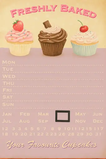 [54645564352] Calendar Freshly Baked